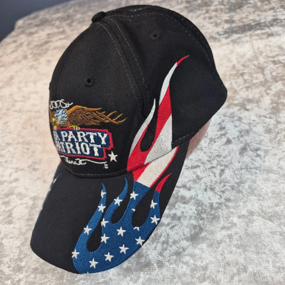 Tea Party Patriot Hat Cap Embroidered American Flag Eagle Political‎